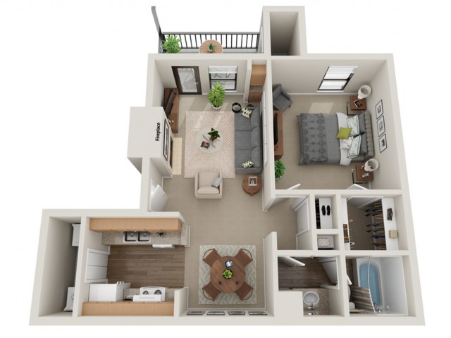 Justify Floorplan | Vanderbilt Apartments
