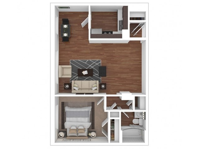 1 Bed, 1 Bath Plus | 1 Bed Apartment | Yugo Salt Lake City Landing ...