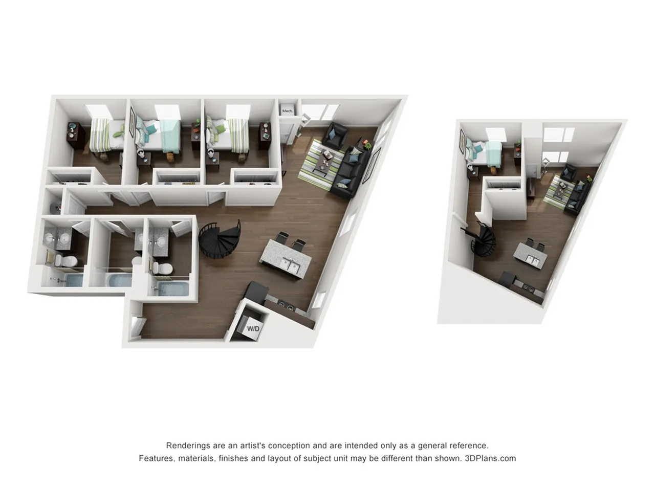 4.3C Loft Furnished