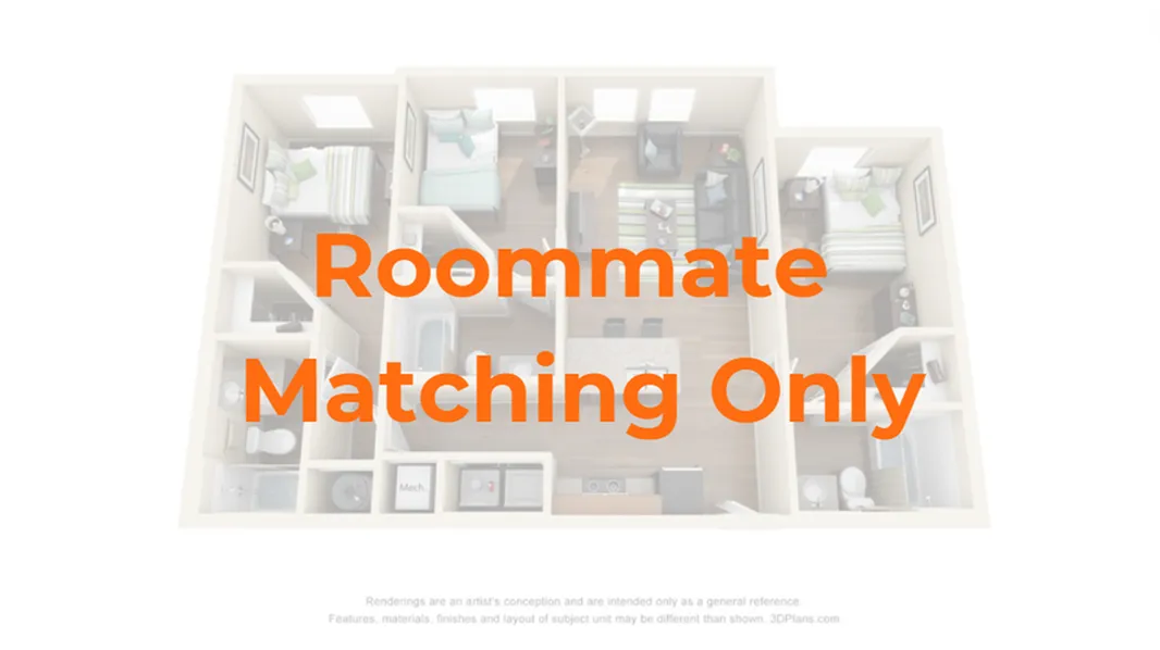 Roommate Matching Only
