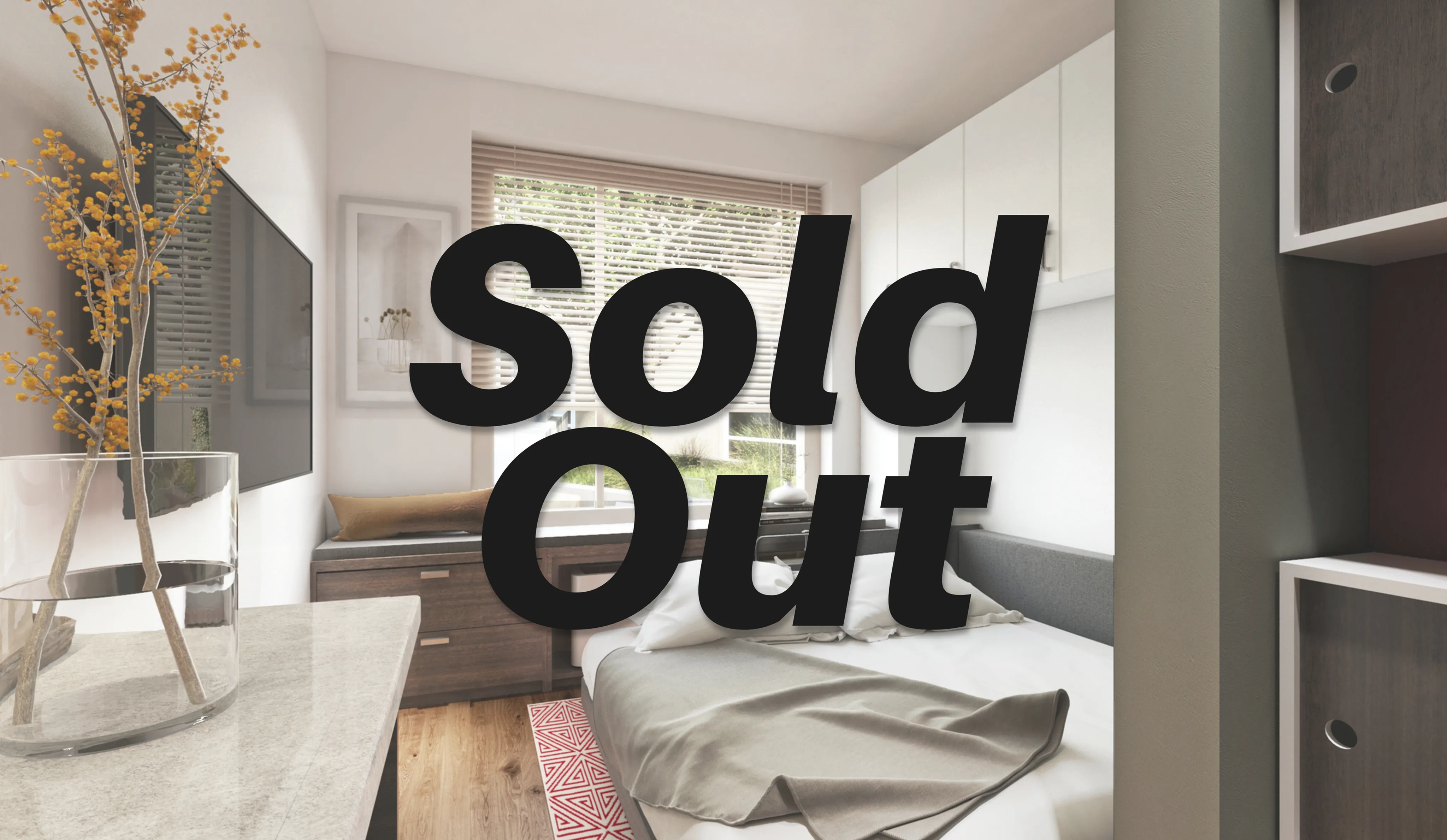 sold out. full bed apartment at the urban