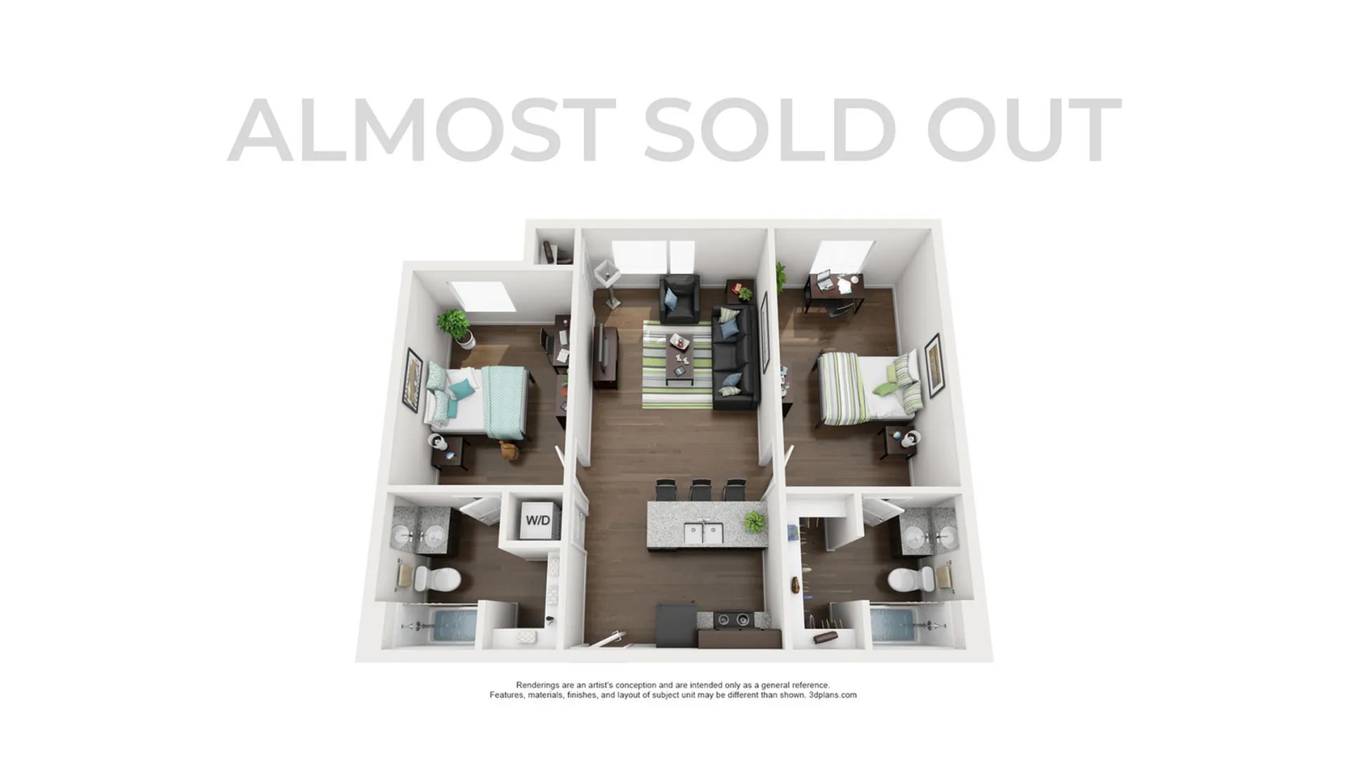 less than 10 units left