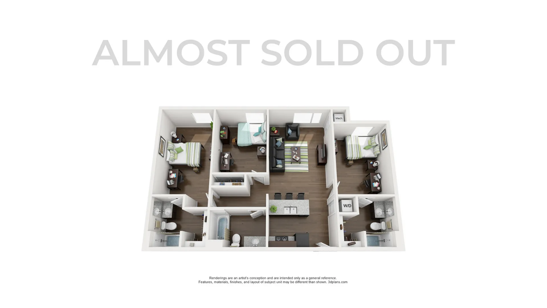 less than 10 units left