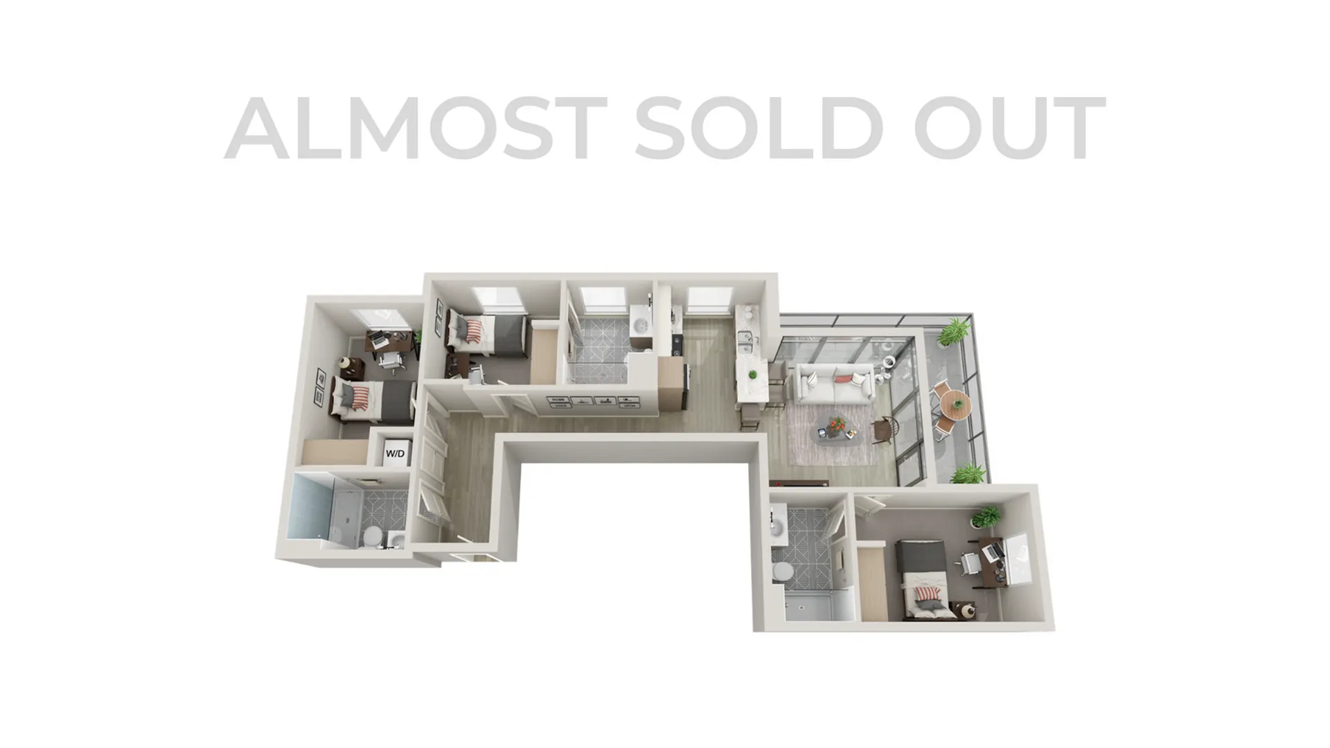 less than 10 units left