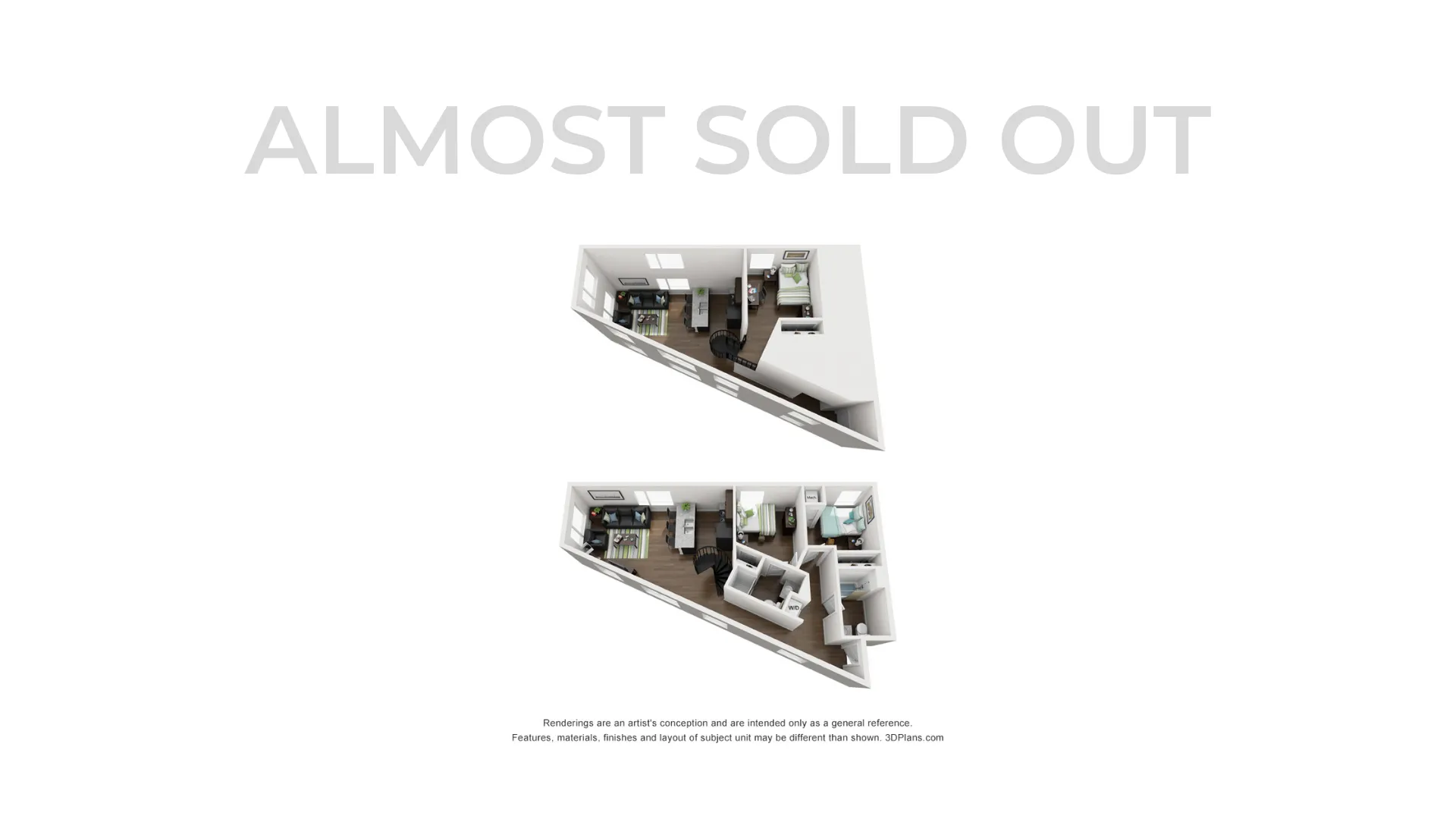 less than 5 units left