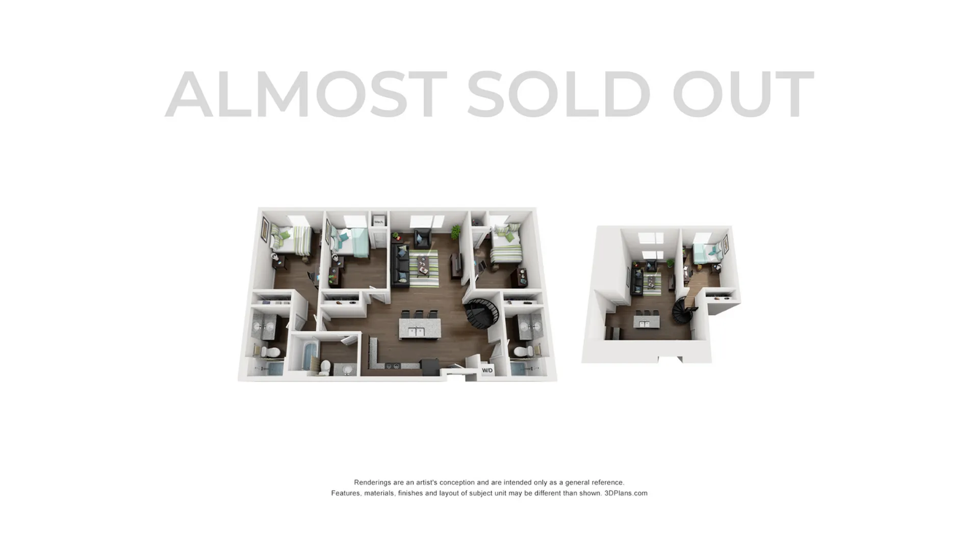 less than 10 units left
