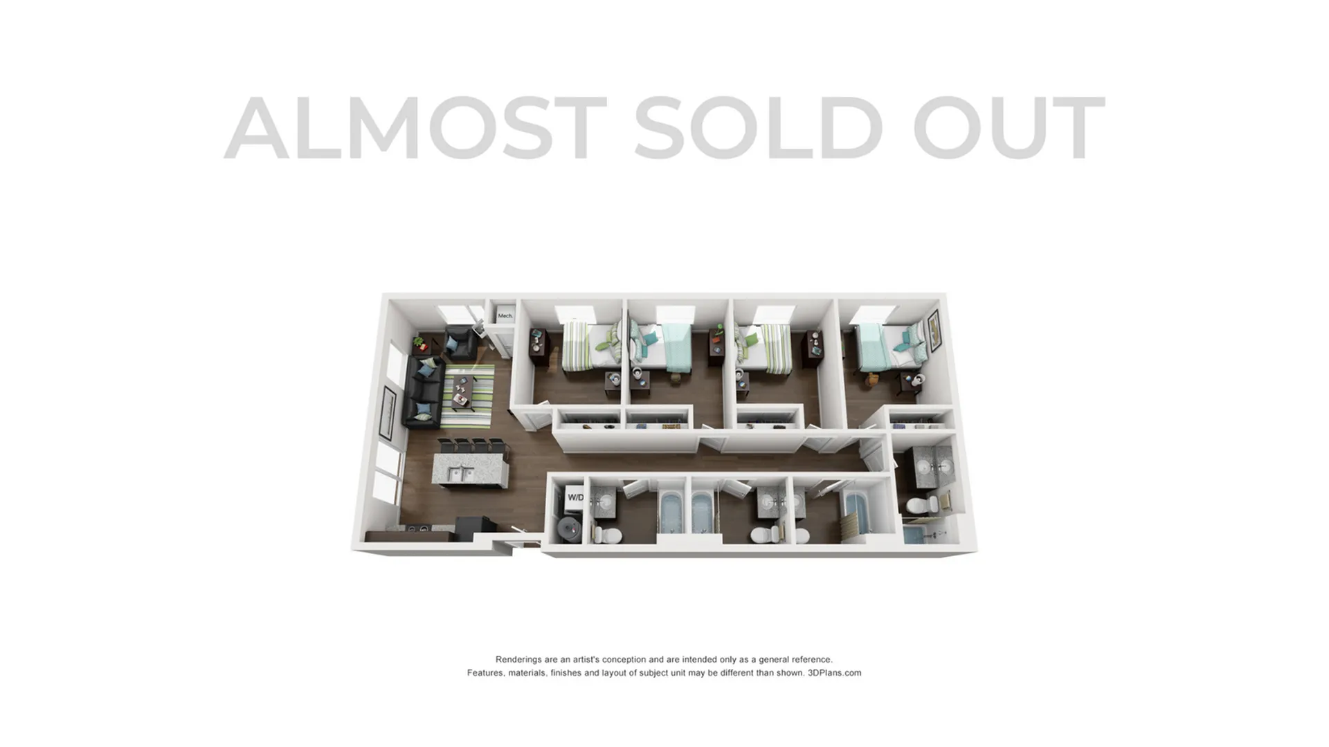 less than 10 units left