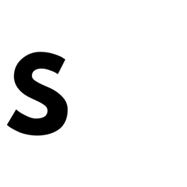 S W stadium walk black and white logo