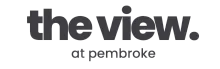 the view at pembroke full width logo text