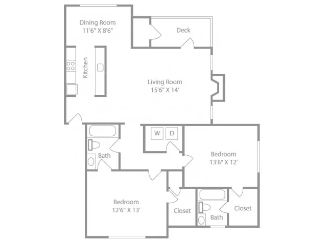 Bailey Creek Apartment Homes - Wildflower-Renovated