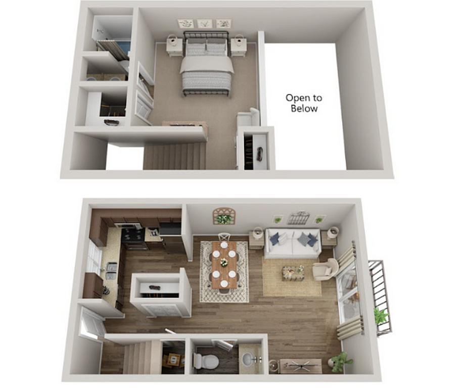 A2-One Bedroom Townhome