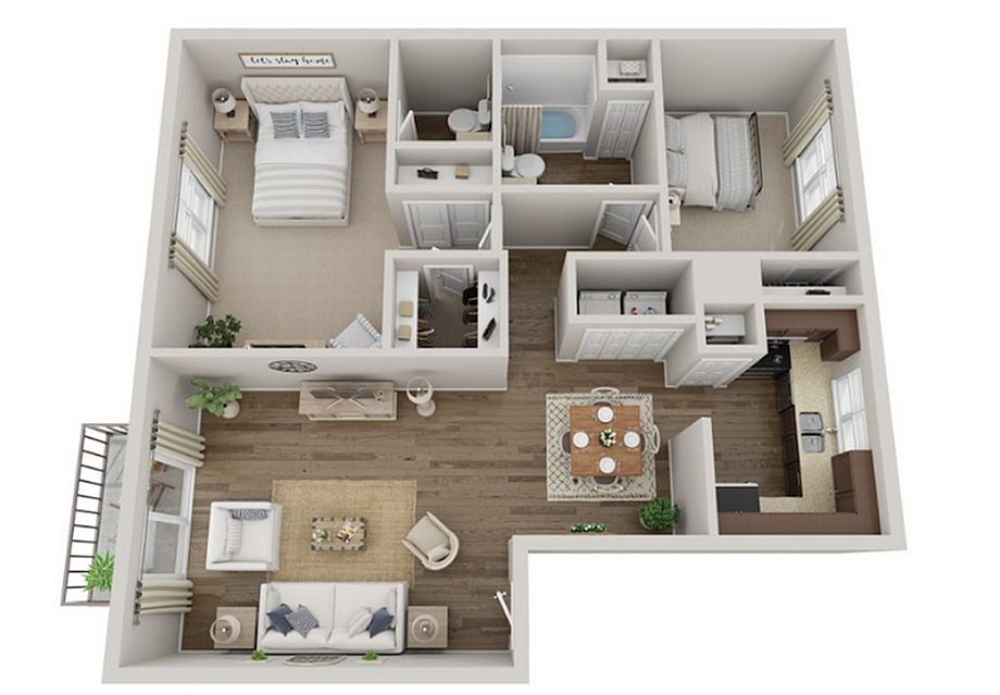 B1-Two Bedroom Flat