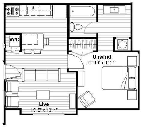 1 BR | Union Hill on Main | Kansas City Apartments