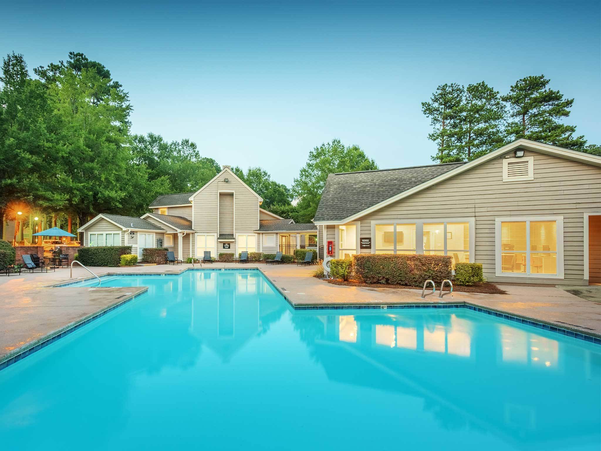 Sparkling resort-style pool