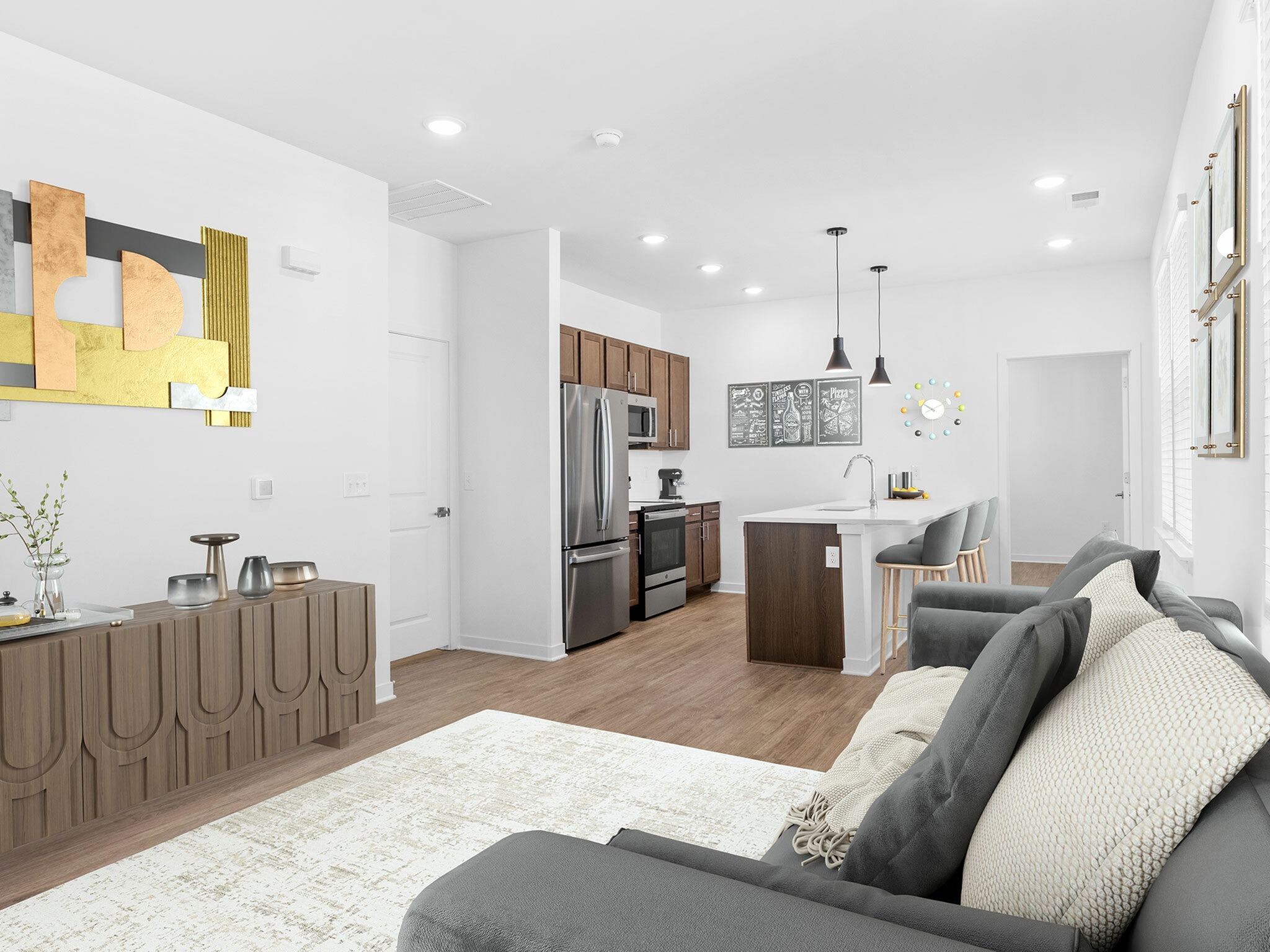 flint crossing living room
