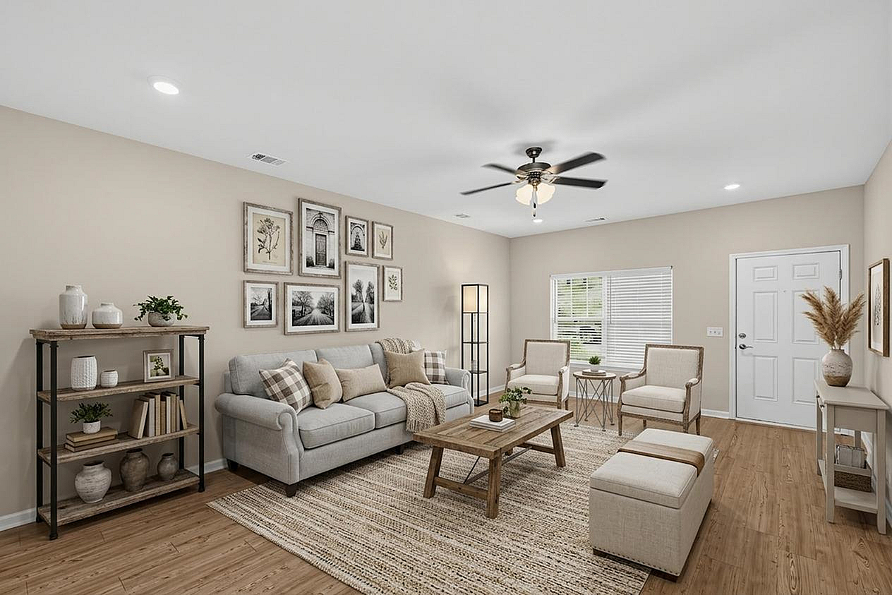 LEO at the Sanctuary- Single Family Rental Homes - Stylish Living Room