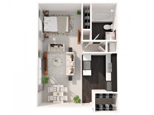 Studio, 1 or 2 Bedroom Apartments Denver at Cherry Creek North