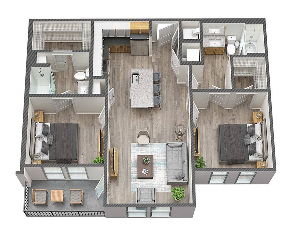 Mosaic at Lake Toho B1 Floorplan