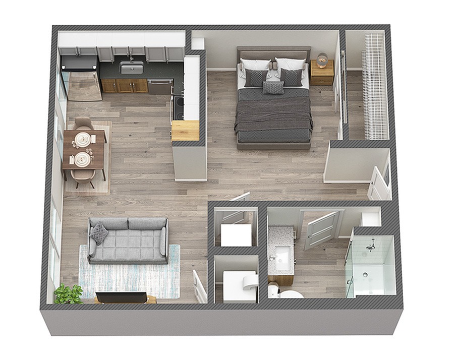 Ruby Studio Alt floorplan.