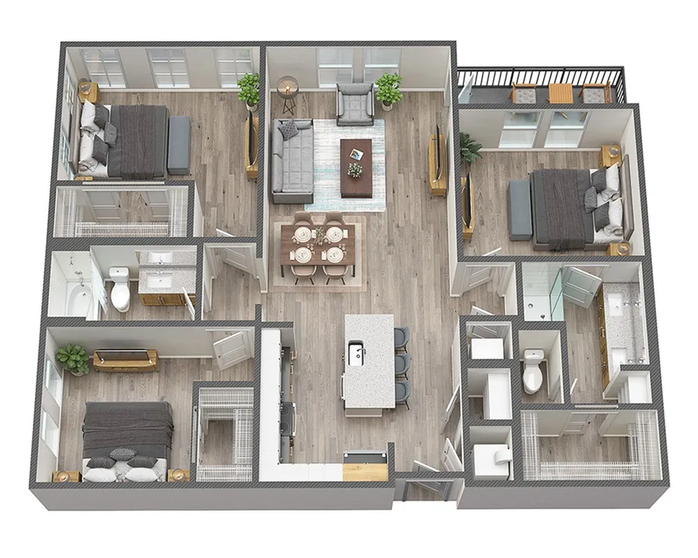 Mosaic at Lake Toho C1 Floorplan