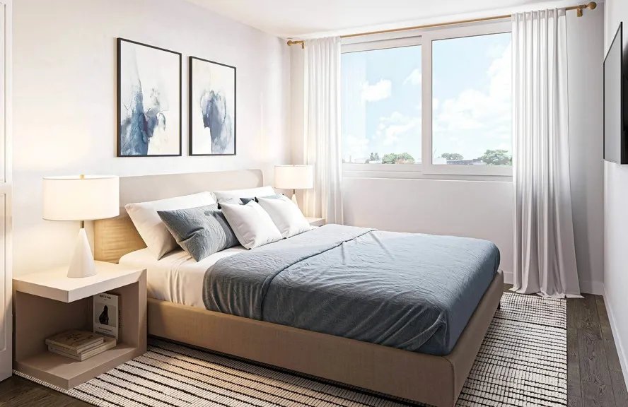 luxury spacious bedroom in miami for rent