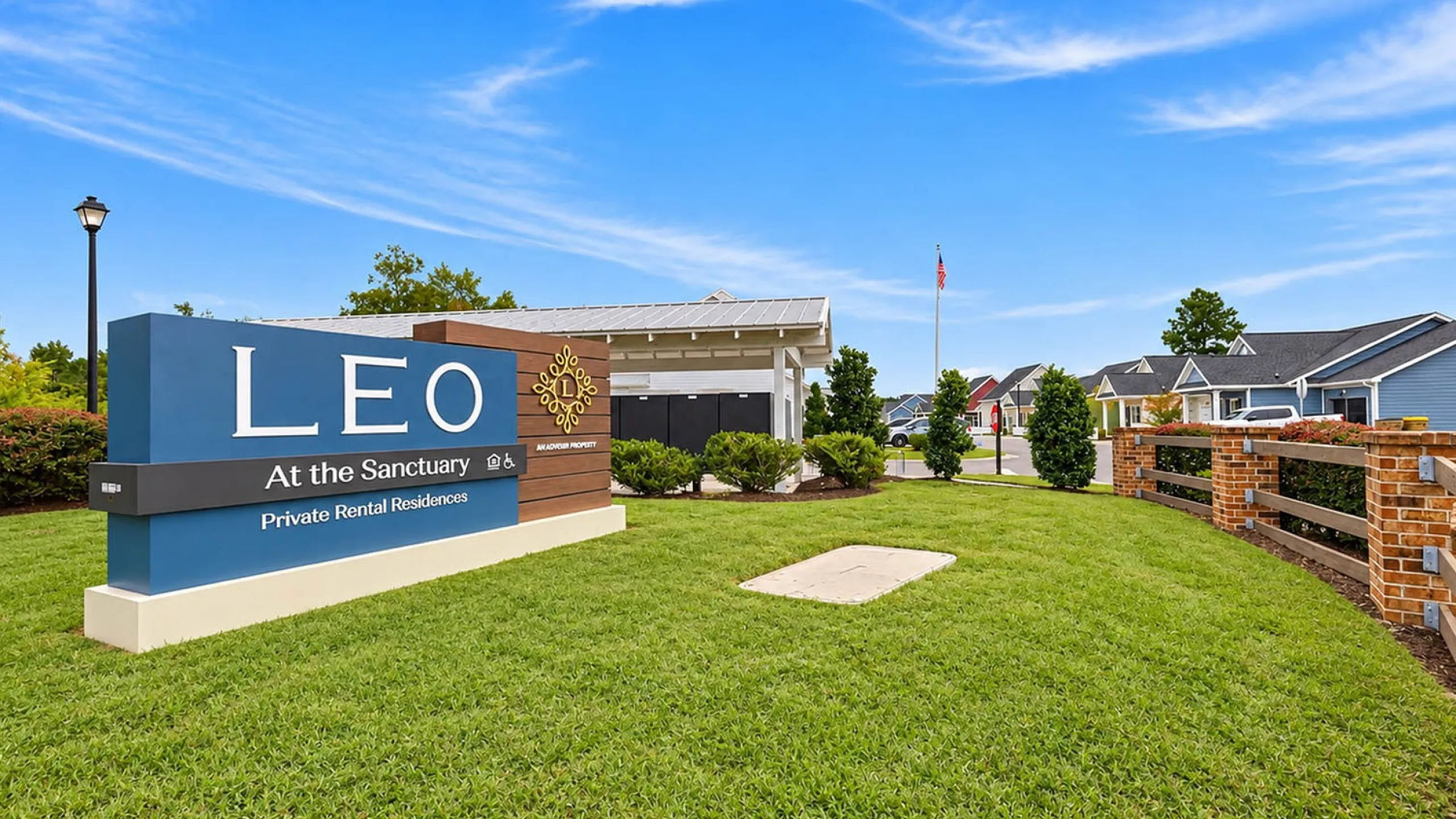 LEO at the Sanctuary- Single Family Rental Homes - Entrance Sign