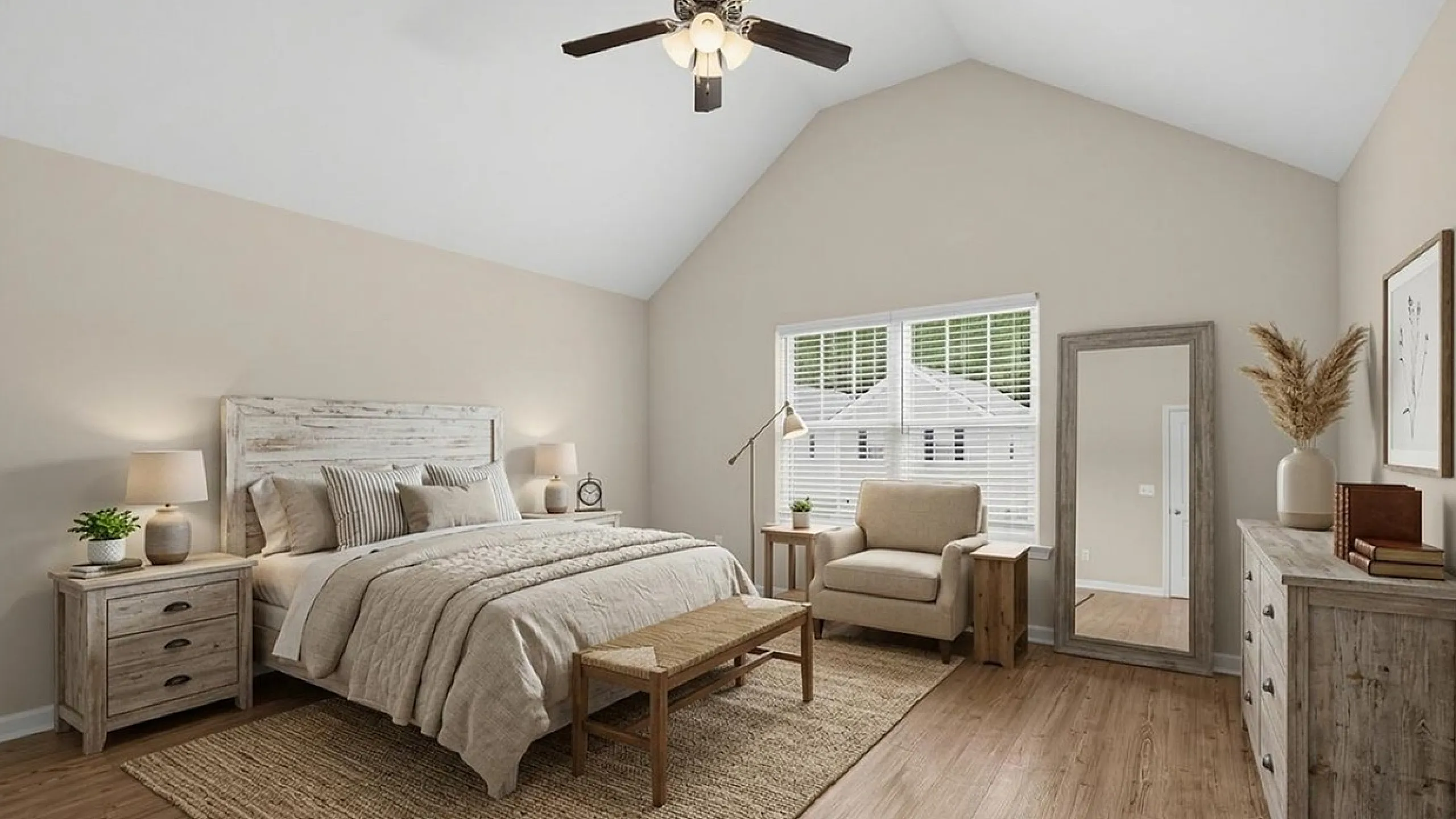 LEO at the Sanctuary- Single Family Rental Homes - Cozy Bedroom