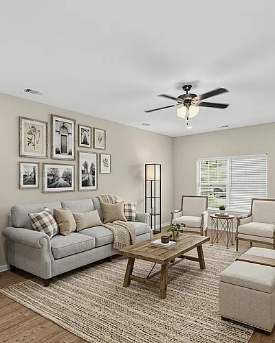LEO at the Sanctuary- Single Family Rental Homes - Cozy Living Room