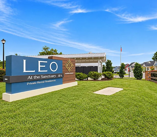LEO at the Sanctuary- Single Family Rental Homes - Entrance Sign
