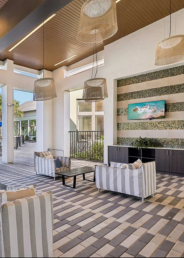 Advenir at Castle Hill - Outdoor Lounge Area