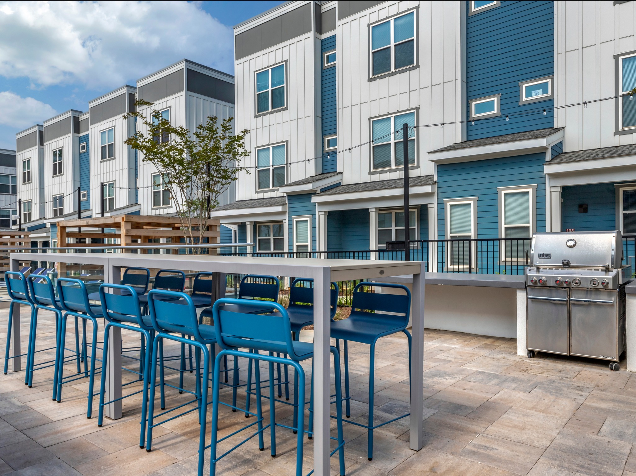 Community BBQ Grills | Paloma Raleigh | New Apartments Near NCSU in Raleigh