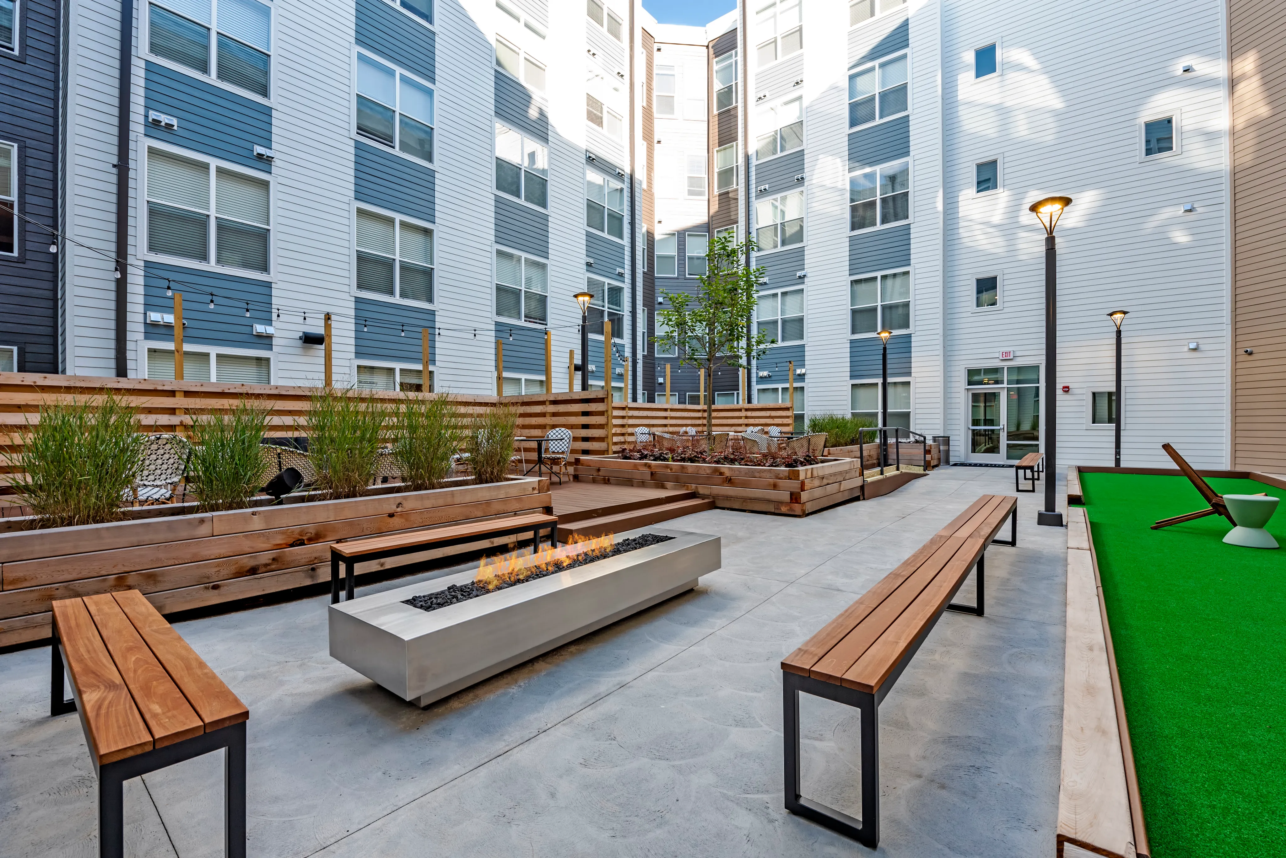 Community Fire Pit | Paloma at Kent | Student Housing in Kent, Ohio