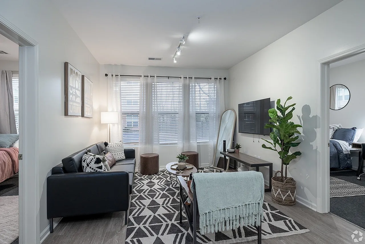 Open-Concept Living Area | Paloma at Kent | Student Housing in Kent, Ohio