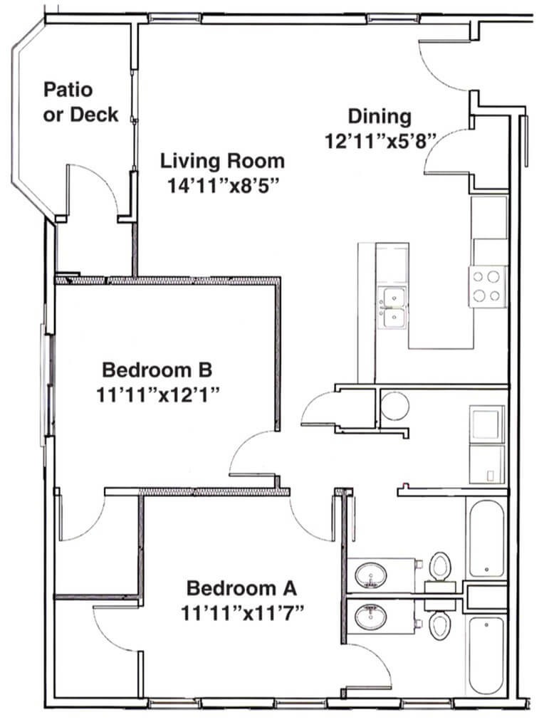 1, 2, & 4-Bedroom Floor Plans | 48 West Apartments near Grand Rapids in ...