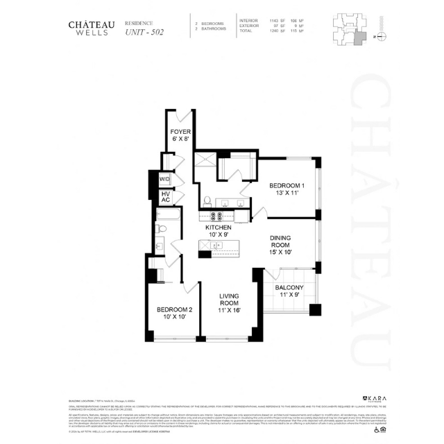Unit 904 floor plan