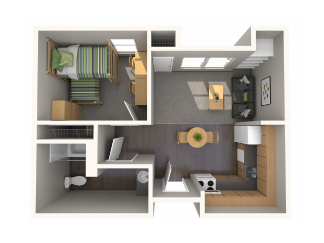 1 Bed 1 Bath