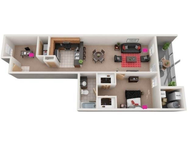 1BR, 1BA, New
