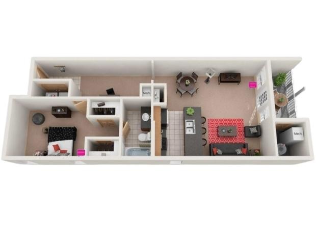 1BR, 1BA, New