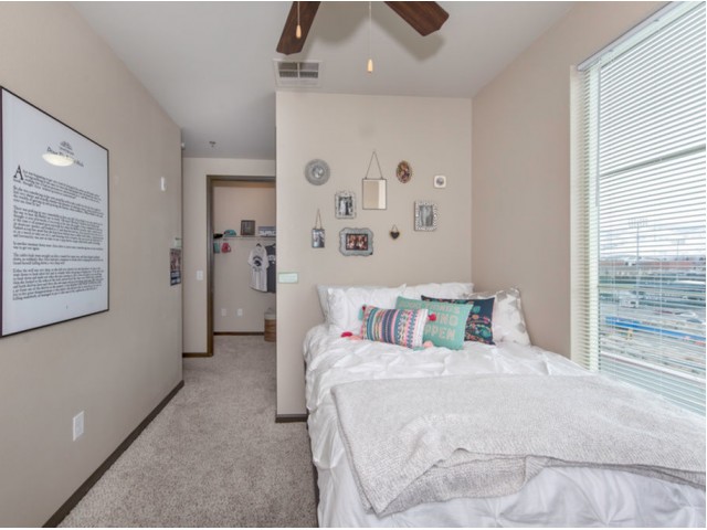 Image of Plush designer carpet in bedrooms for The Republic