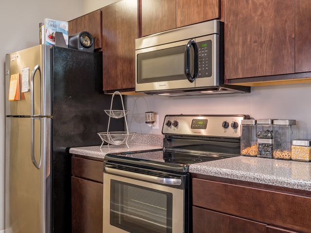 Image of Stainless Steel & Black Appliances for The Avenue