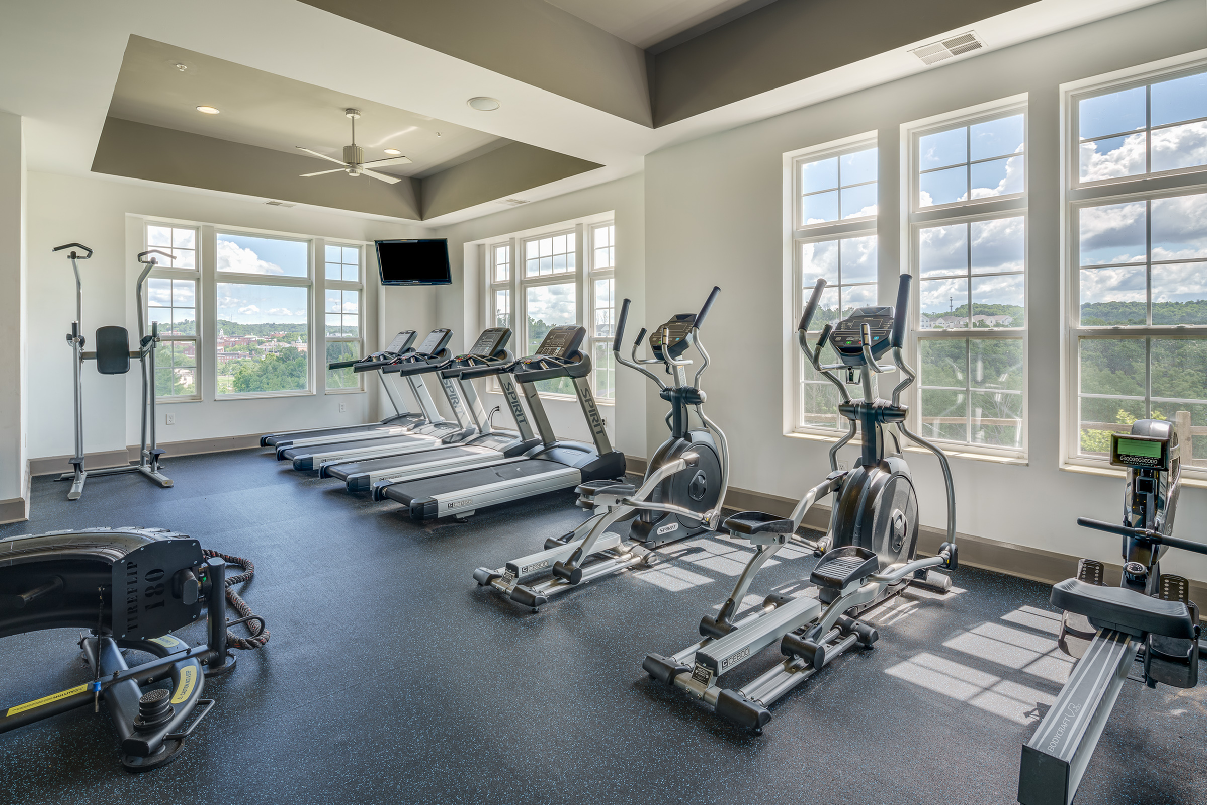 Image of Renovated Fitness Center with New Equipment for The Summit at Coates Run
