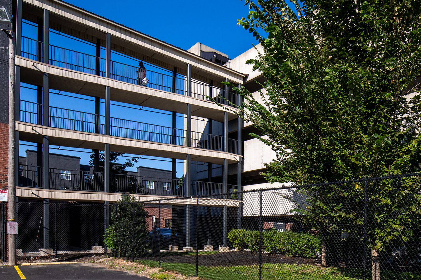 Private Parking Garage at Trifecta Apartments | Student Apartments In Louisville, KY.