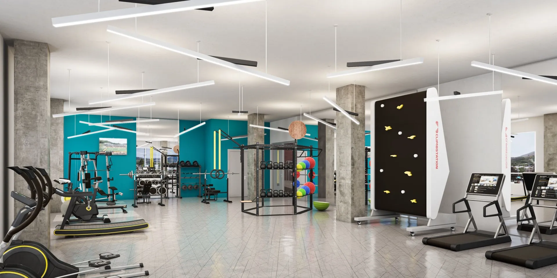 Cutting Edge Fitness Center | The Finmore at 241 | Boone NC Apartment Homes