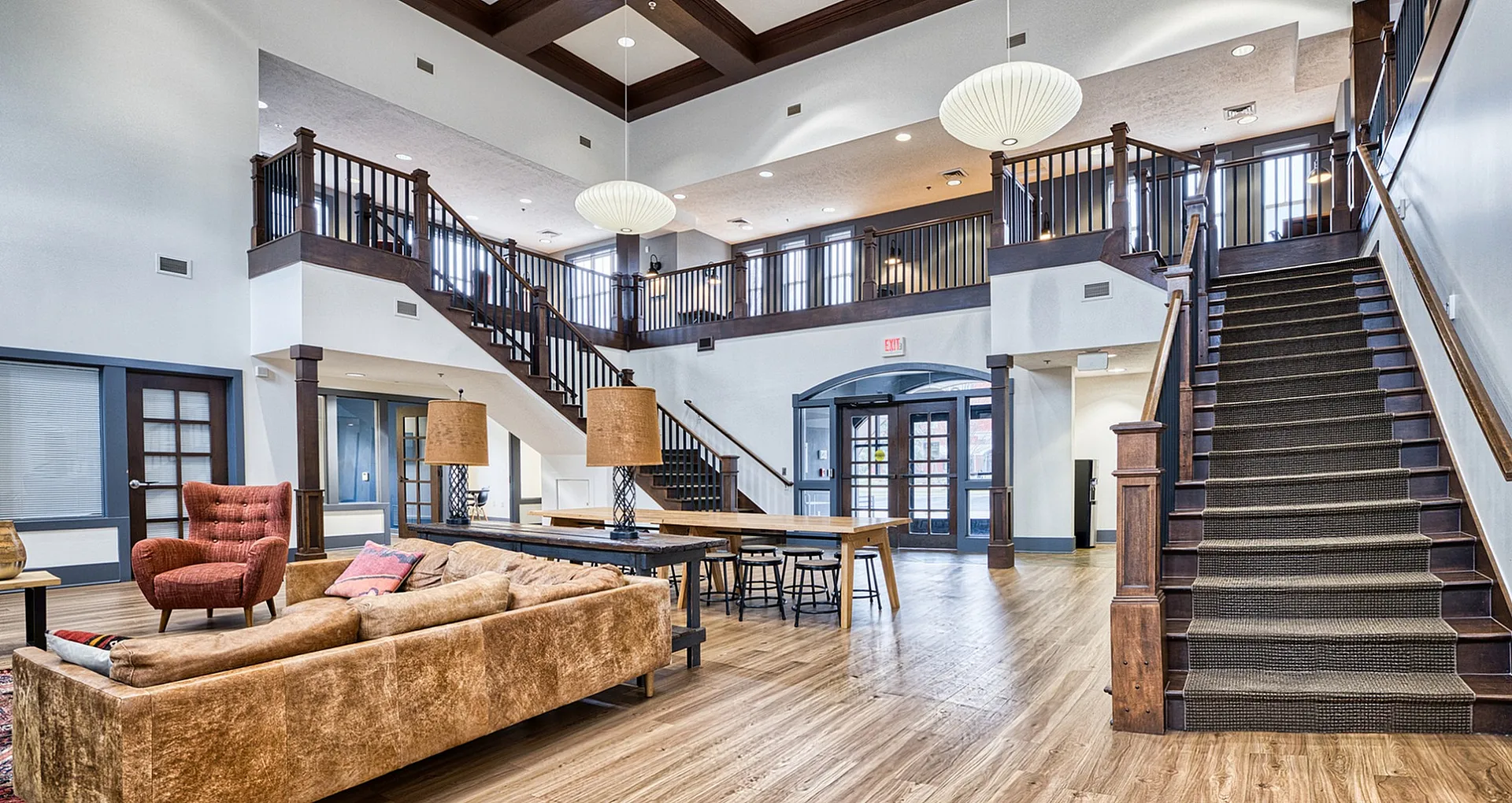 Spacious Clubhouse | 48 West Apartments in Allendale, MI