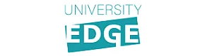 University Edge logo featuring modern, bold typography in teal and white.