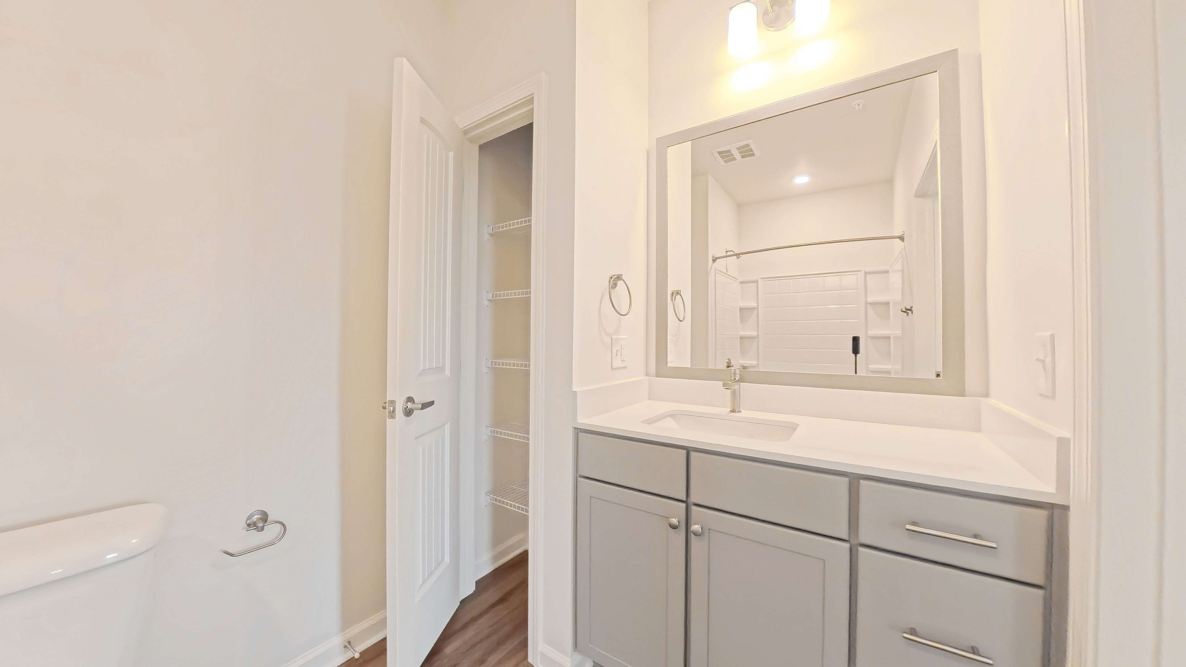 Bathroom with Linen Closet