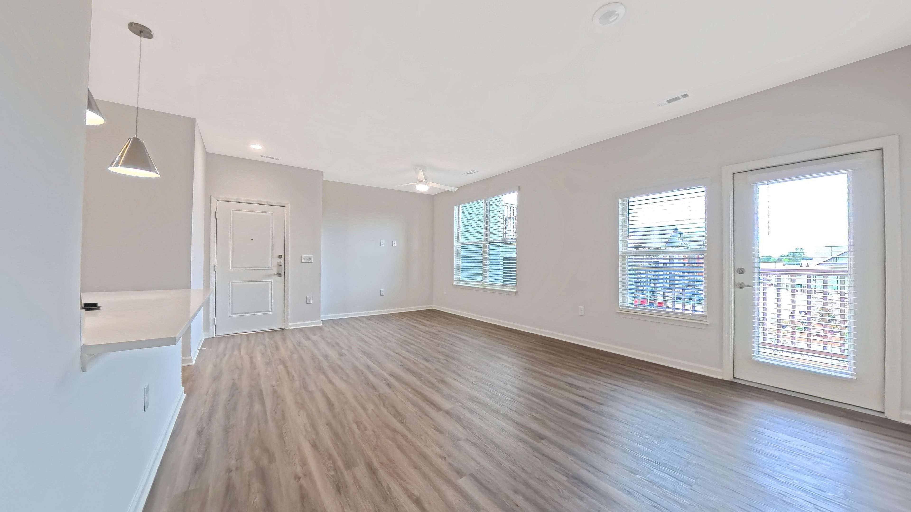 Living Space with attached Porch or Patio