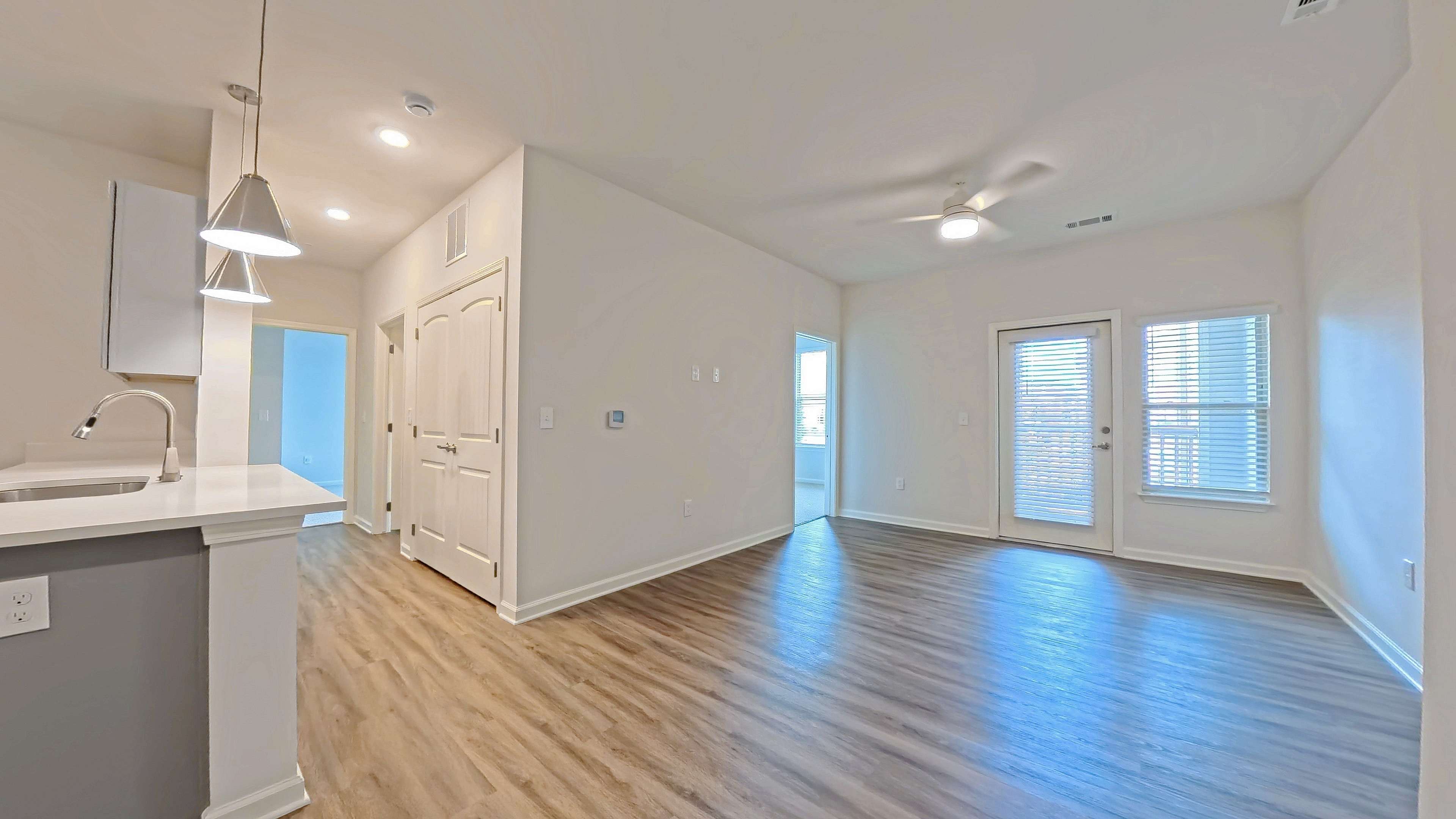 Living Room and Hallway