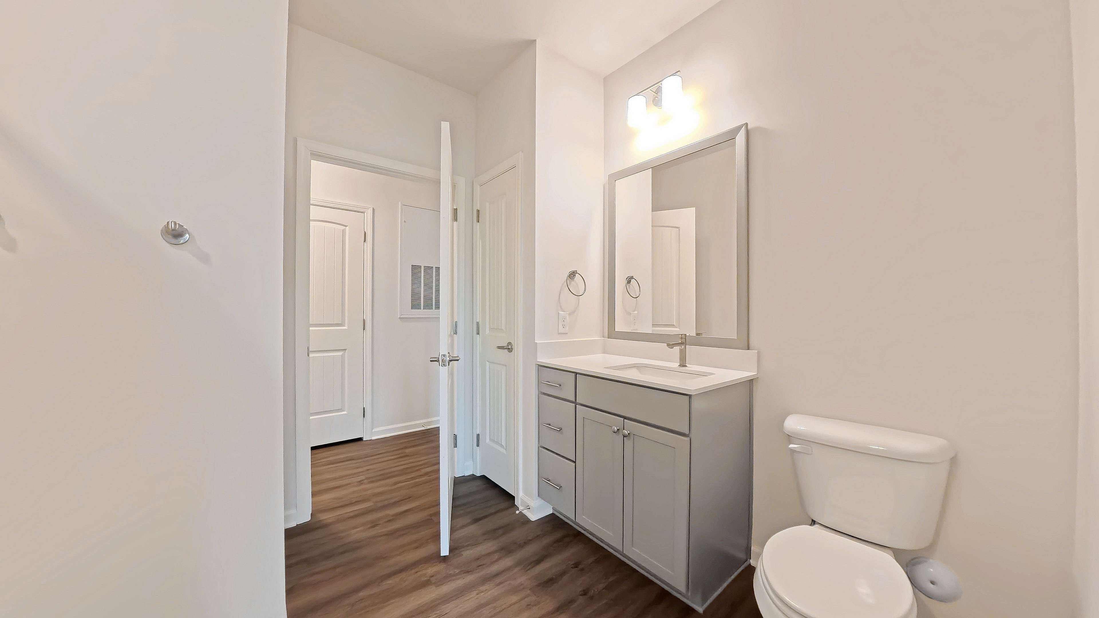 Secondary Bathroom with Linen Closet