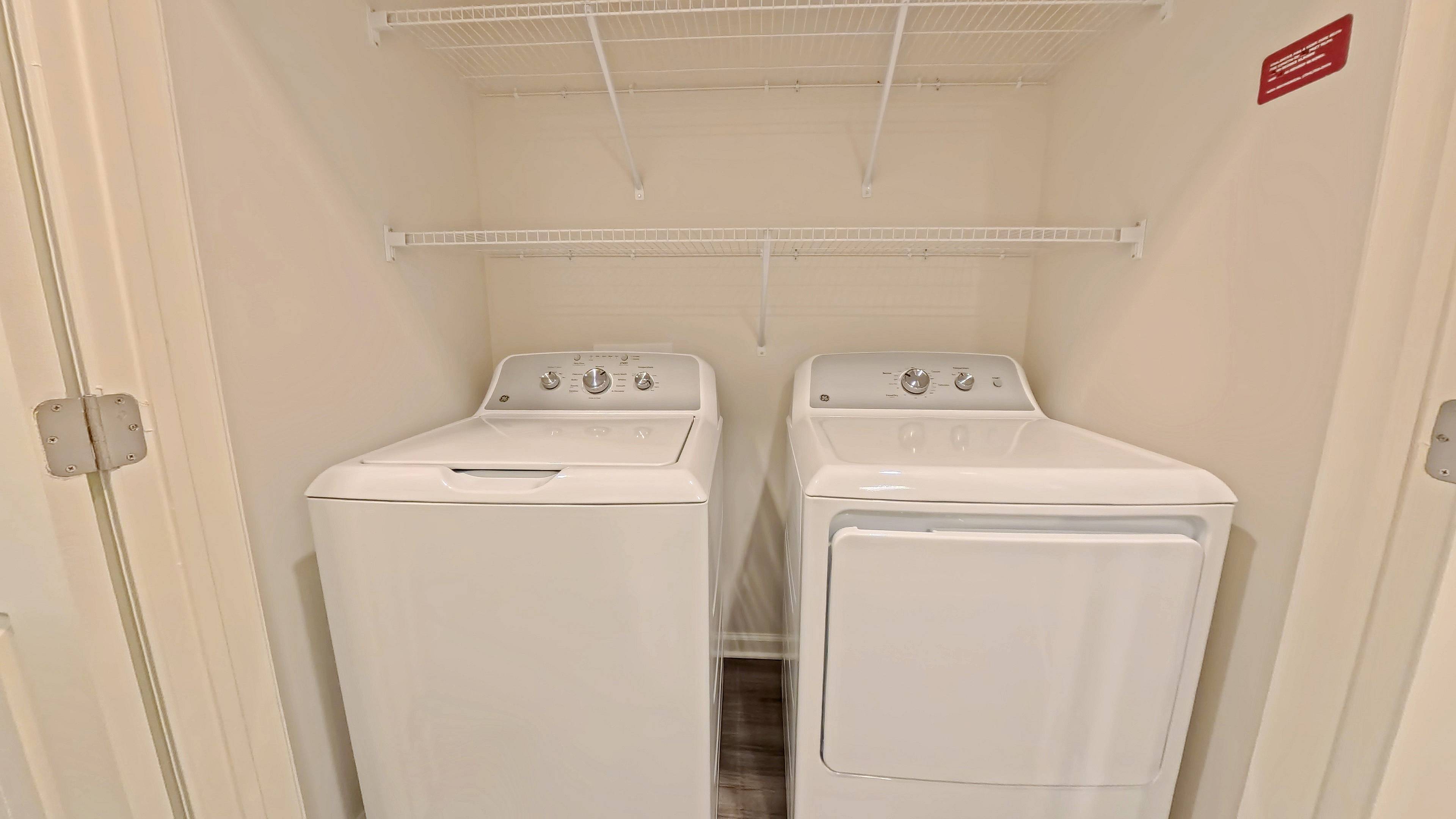 Washer & Dryer Included